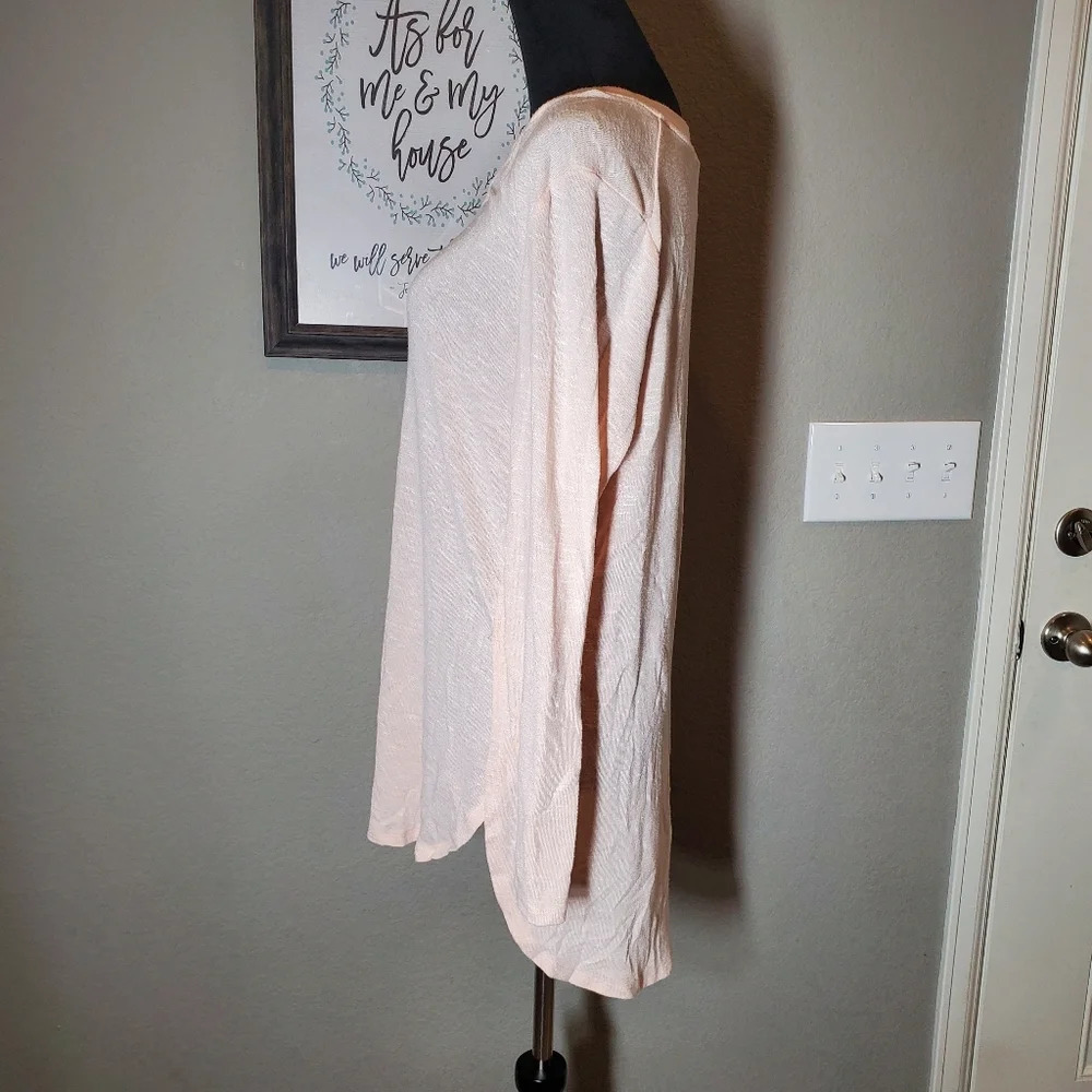 Faded Glory Women's Light Pink Tunic Sweater Size Large - Picture 7 of 9